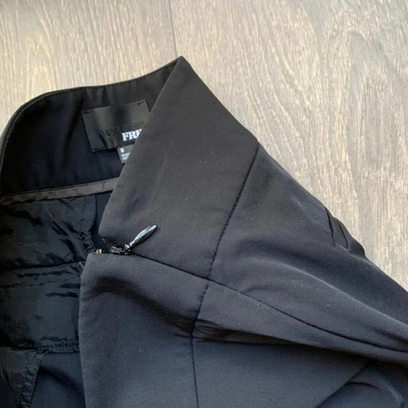 Aritzia Wilfred Free Pants Skinny Straight Leg Trouser Mid rise Black Size 2 - Picture 11 of 12